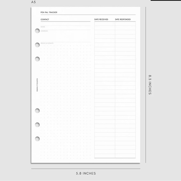 Cloth & Paper A5 CONNECT & CULTIVATE INSERT - Picture 2 of 6